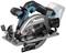 A cordless, black and blue circular saw by Makita, suitable for precise woodworking.