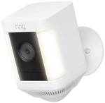 Wi-Fi IP-Compact camera 1920 x 1080 p ring Spotlight Cam Plus - Battery - White 8SB1S2-WEU0 Outdoors