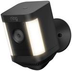 Wi-Fi IP-Compact camera 1920 x 1080 p ring Spotlight Cam Plus - Battery - Black 8SB1S2-BEU0 Outdoors
