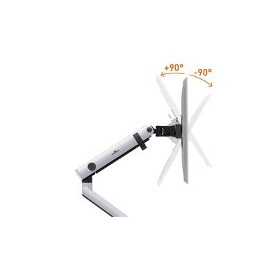 Durable SELECT PLUS Monitor desk mount 1 Display(s) 81,3 cm (32") Silver Rotatable, Height-adjustable, Tiltable, Swivell-7
