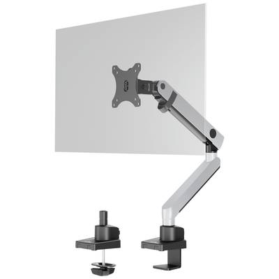 Durable SELECT PLUS 1x Monitor desk mount 81,3 cm (32") Silver Rotatable, Height-adjustable, Tiltable, Swivelling