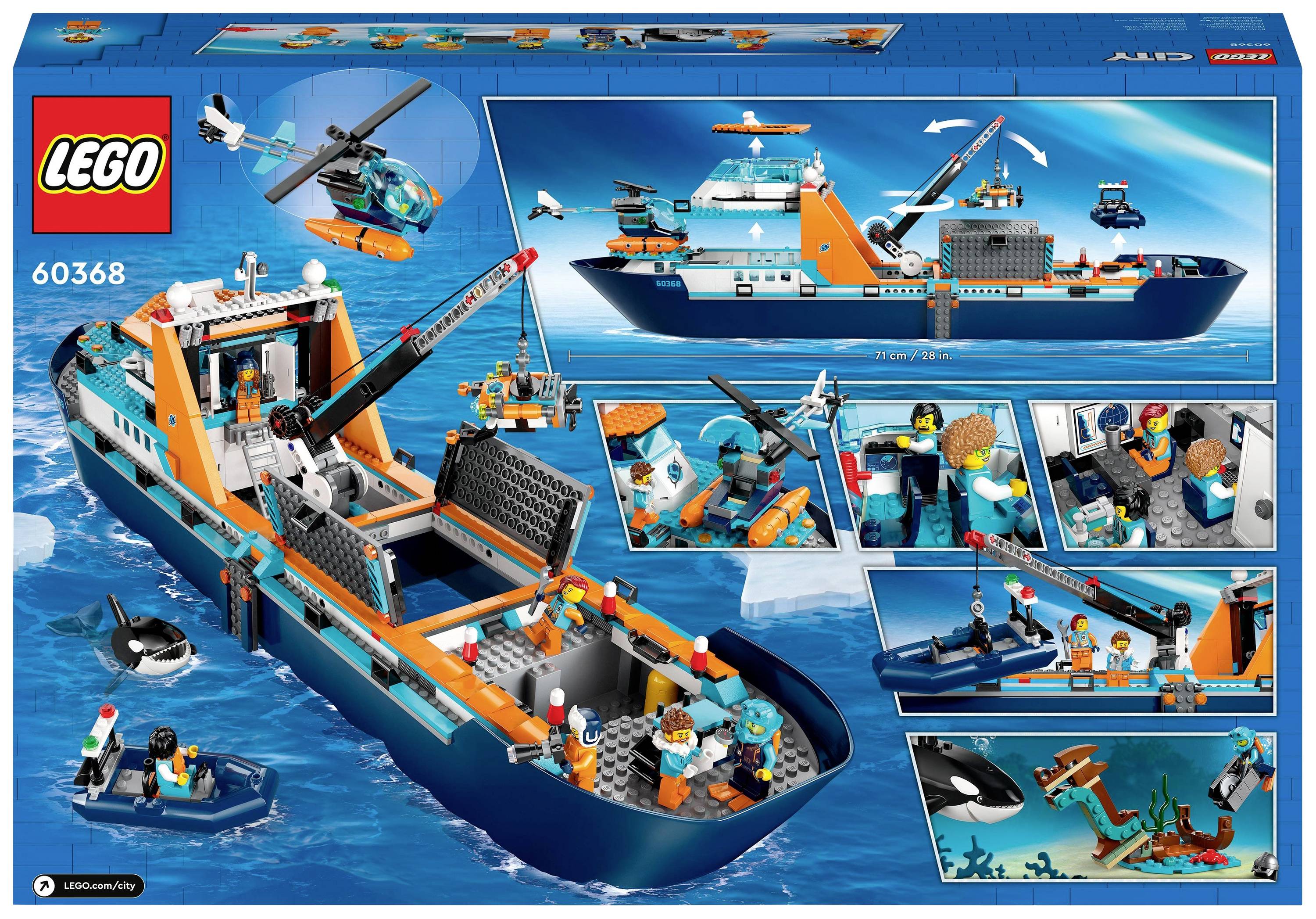 60368 LEGO® CITY Arctic research ship | Conrad.com