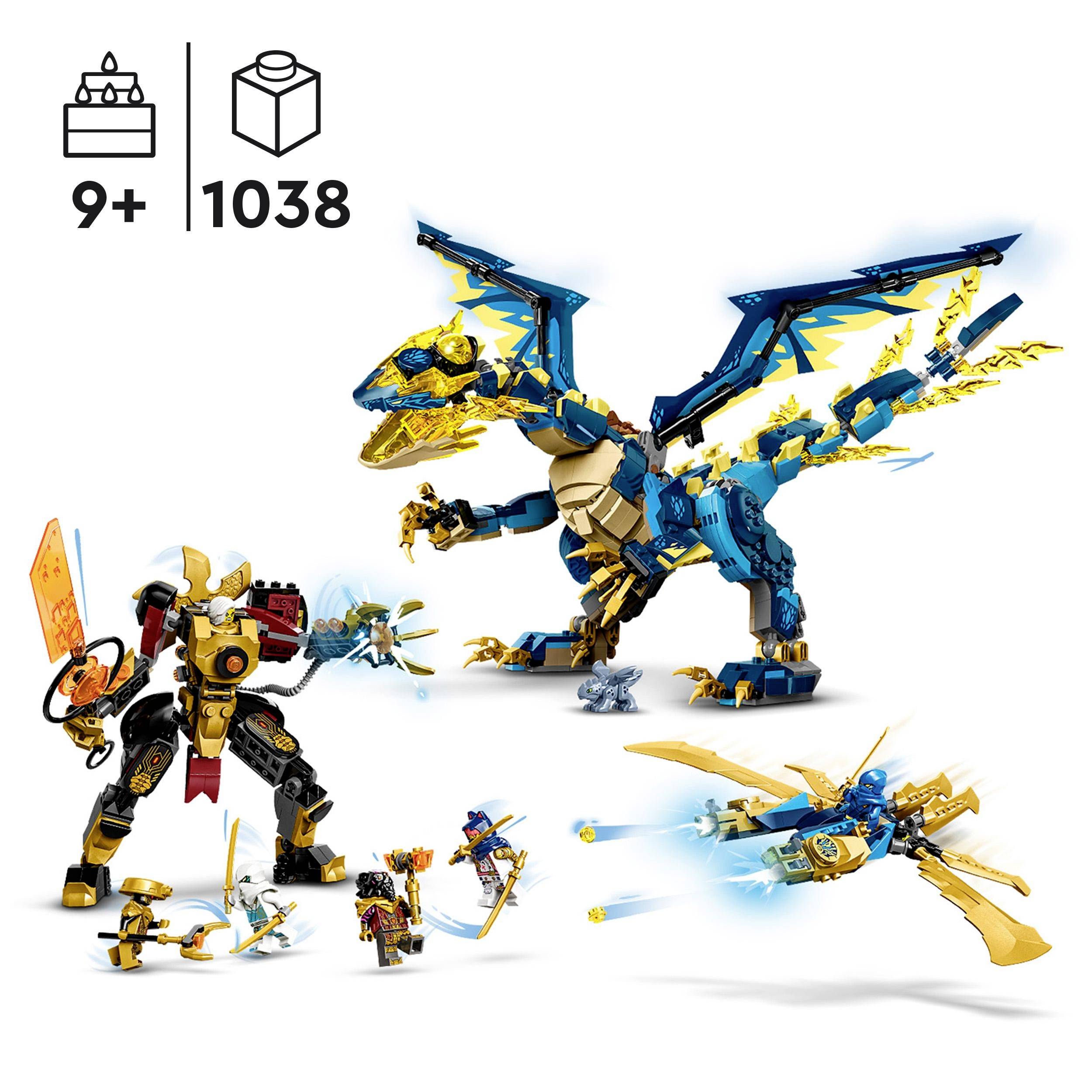 71796 LEGO® NINJAGO Imperial Mech duel against the elemental kite ...