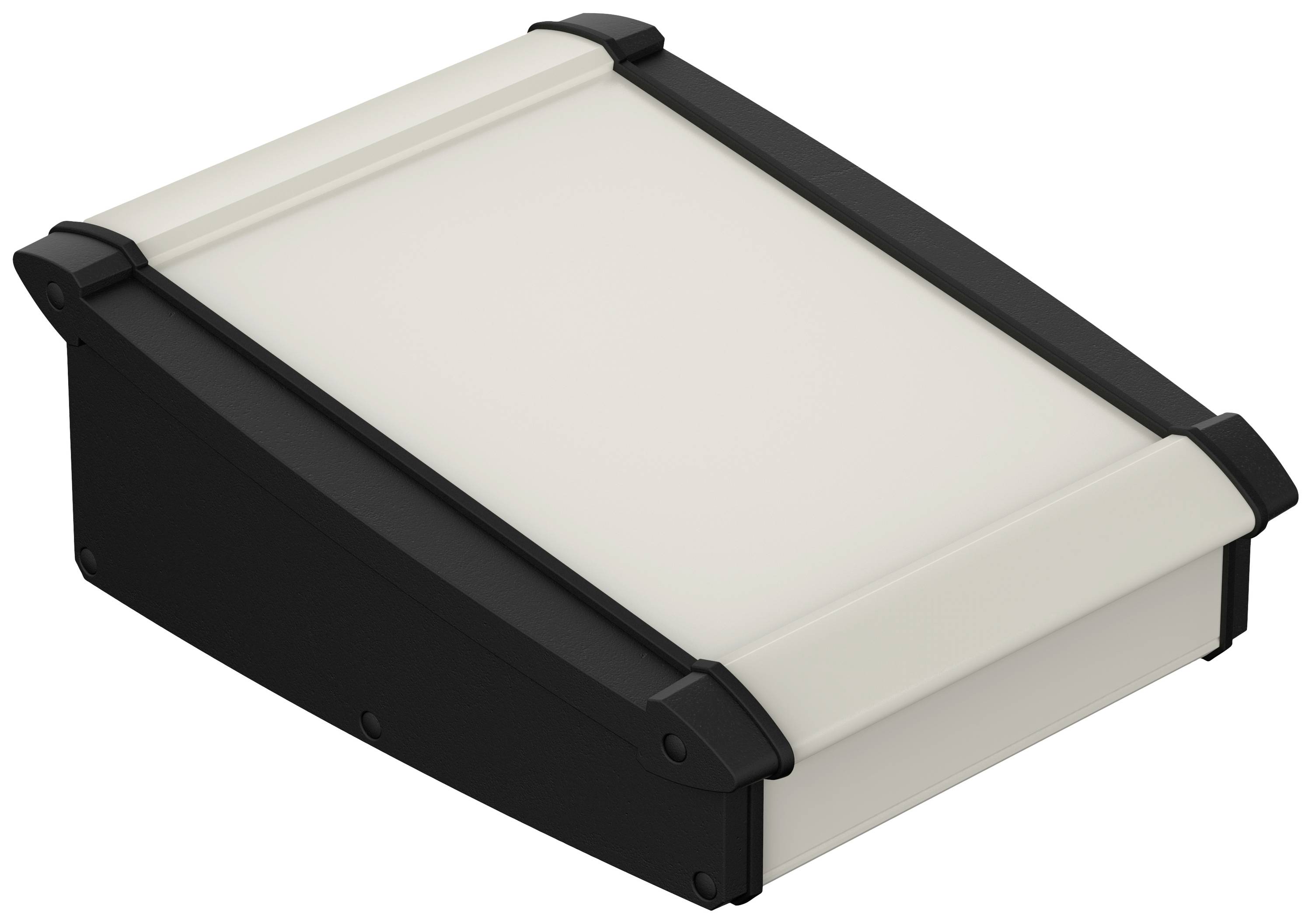 Bopla Alu-Topline ATPH-IP 2385-0150 SET Desk casing (L x W x H) 232.60 x 150 x 86.20 mm Aluminium, Acrylonitrile butadiene styrene Ecru, Black (RAL 9005) 1