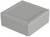 Rectangular grey plastic casing with a smooth surface and rounded edges. Contains mounting screws at the four corners.