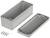 Grey rectangular enclosure with a removable lid and four screws, suitable for electronic assembly.