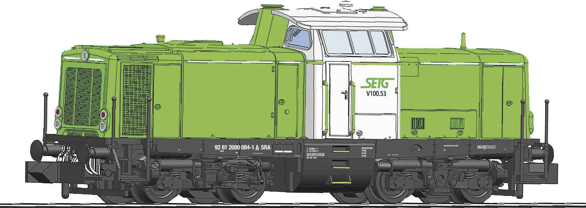 Image of Fleischmann 721283 N Diesellok V 100.52 of set