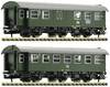 Fleischmann 809910 N 2-piece set refurbished carriage 2nd class of DB