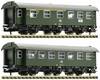 Fleischmann 809911 N 1-piece set refurbished carriage,./2. Class of DB