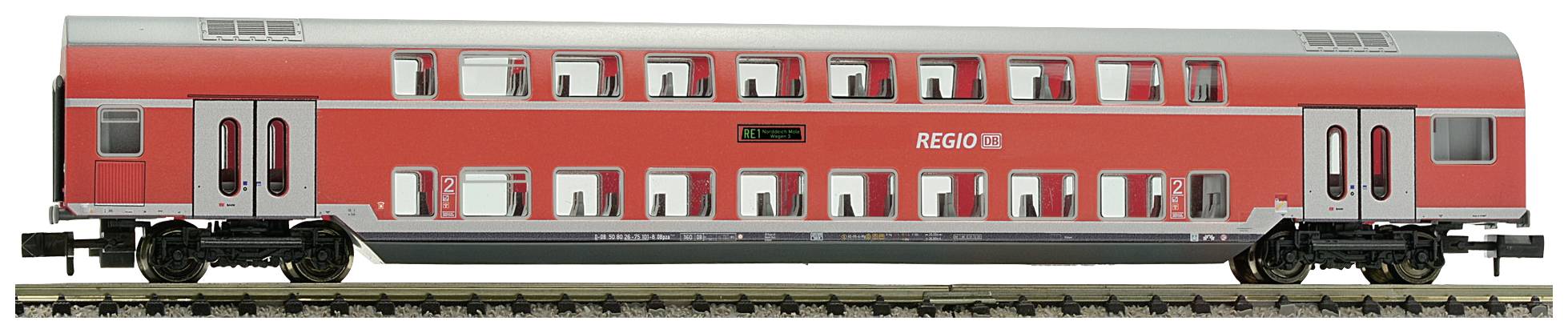 Fleischmann 862811 N Double decker coach 2. Class of DB AG