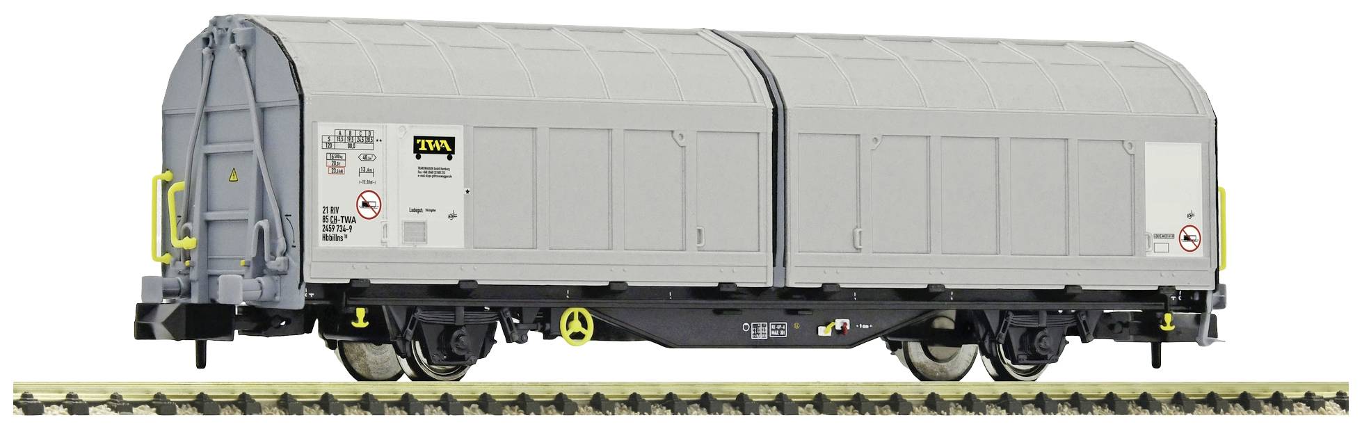 Image of Fleischmann 6660011 N Sliding wall wagon of Transwagon/SBB Cargo