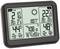 Digital thermometer shows outdoor temperature 21.6°C and indoor temperature 22°C, with display of humidity and date.