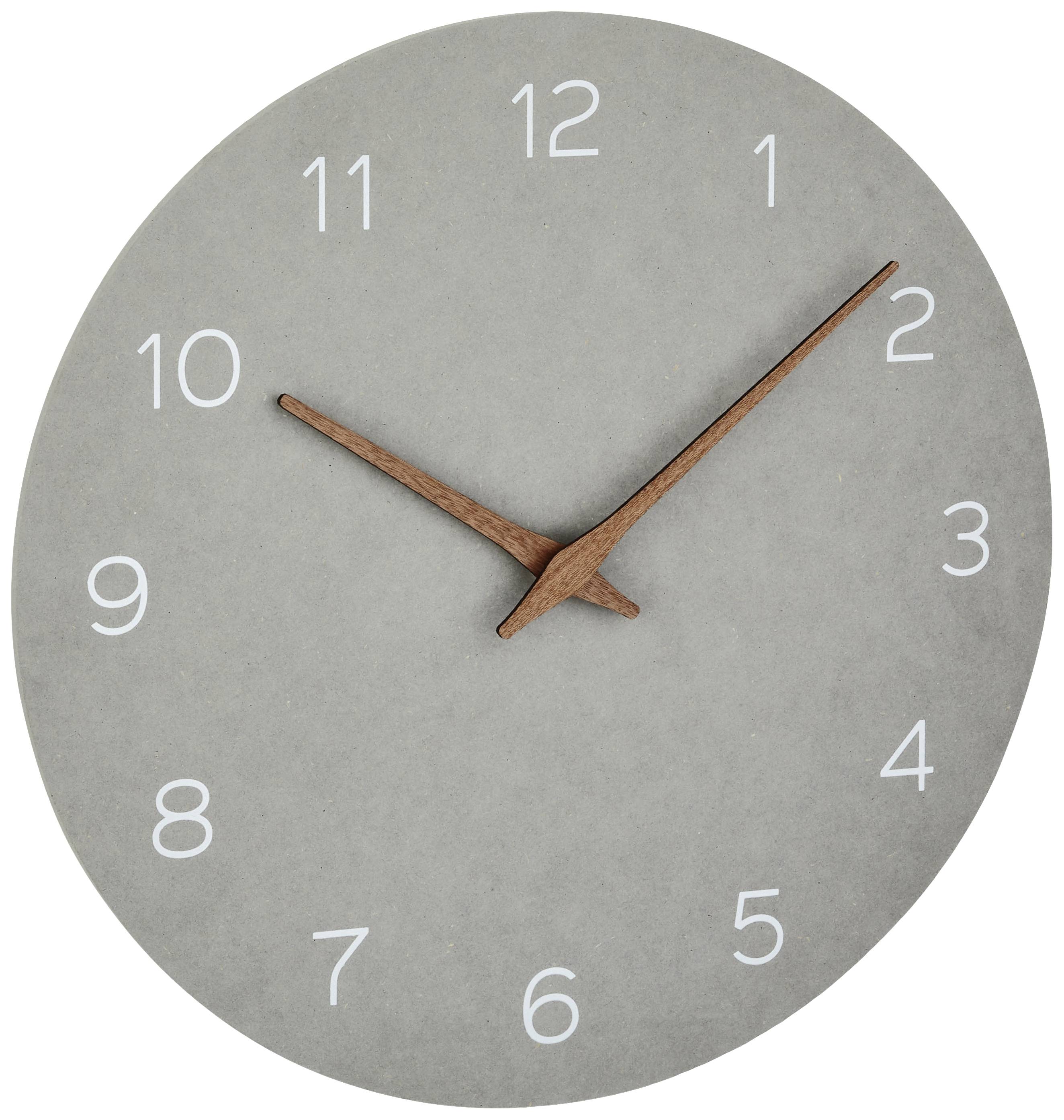 TFA Dostmann 60.3054.10 Quartz Wall clock 297 mm x 45 mm Grey