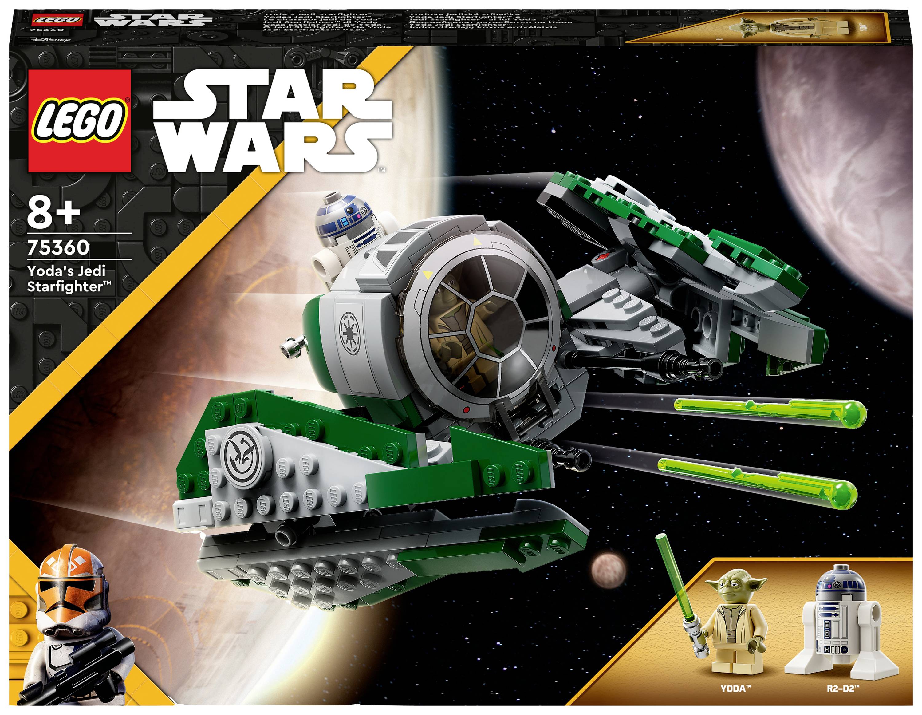 Buy 75360 LEGO® STAR WARS™ Yoda's Jedi Star fighter