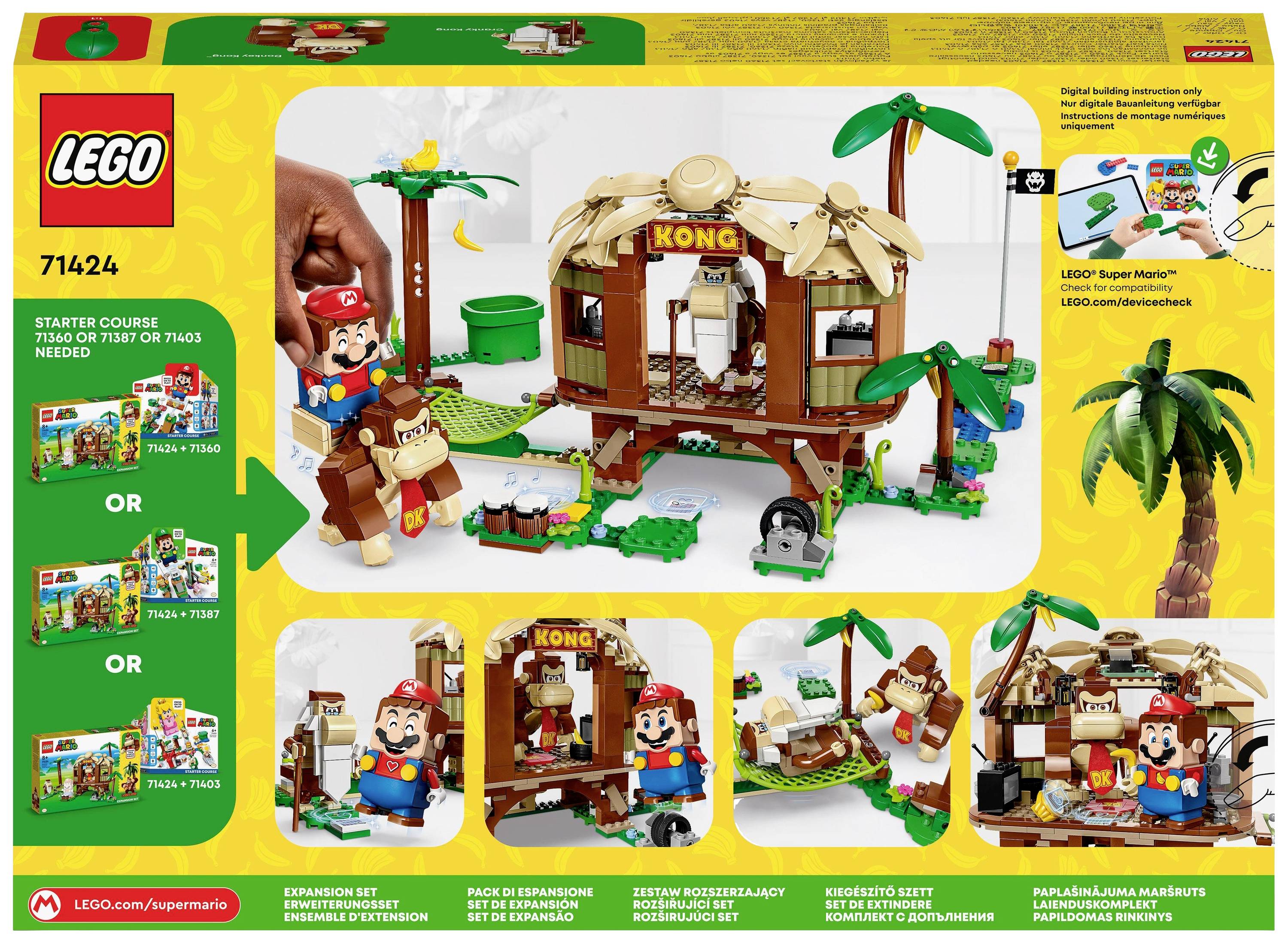 71424 LEGO® Super Mario™ Donkey Kong's Tree House Extension Kit ...