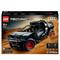 'LEGO Technic Audi RS Q e-tron' construction set for children aged 10 and above. Image shows black racing car on sandy terrain with packaging.