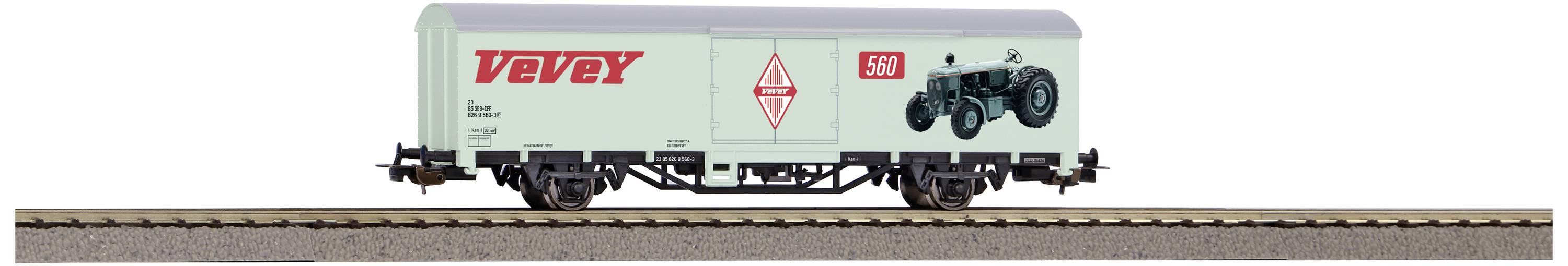 Image of Piko H0 54306 H0 covered goods wagon Vevey of SBB