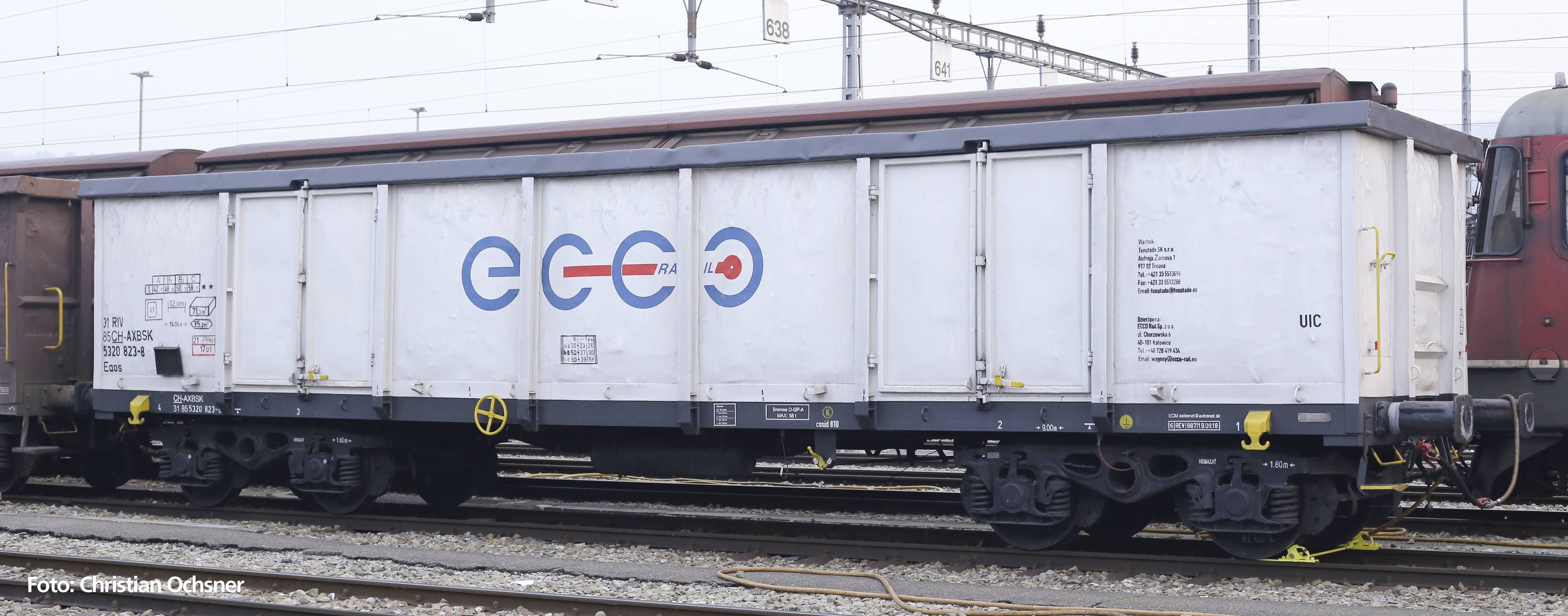 Piko H0 58491 H0 High-floor wagon Eaos ECCO of SBB