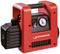 Red vacuum pump by Rothenberger, with pressure gauge and black oil reservoir, for evacuating refrigeration and air conditioning systems.