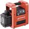 Red Vacuum Pump by Rothenberger, compact and portable, with a black handle and control elements on the side.