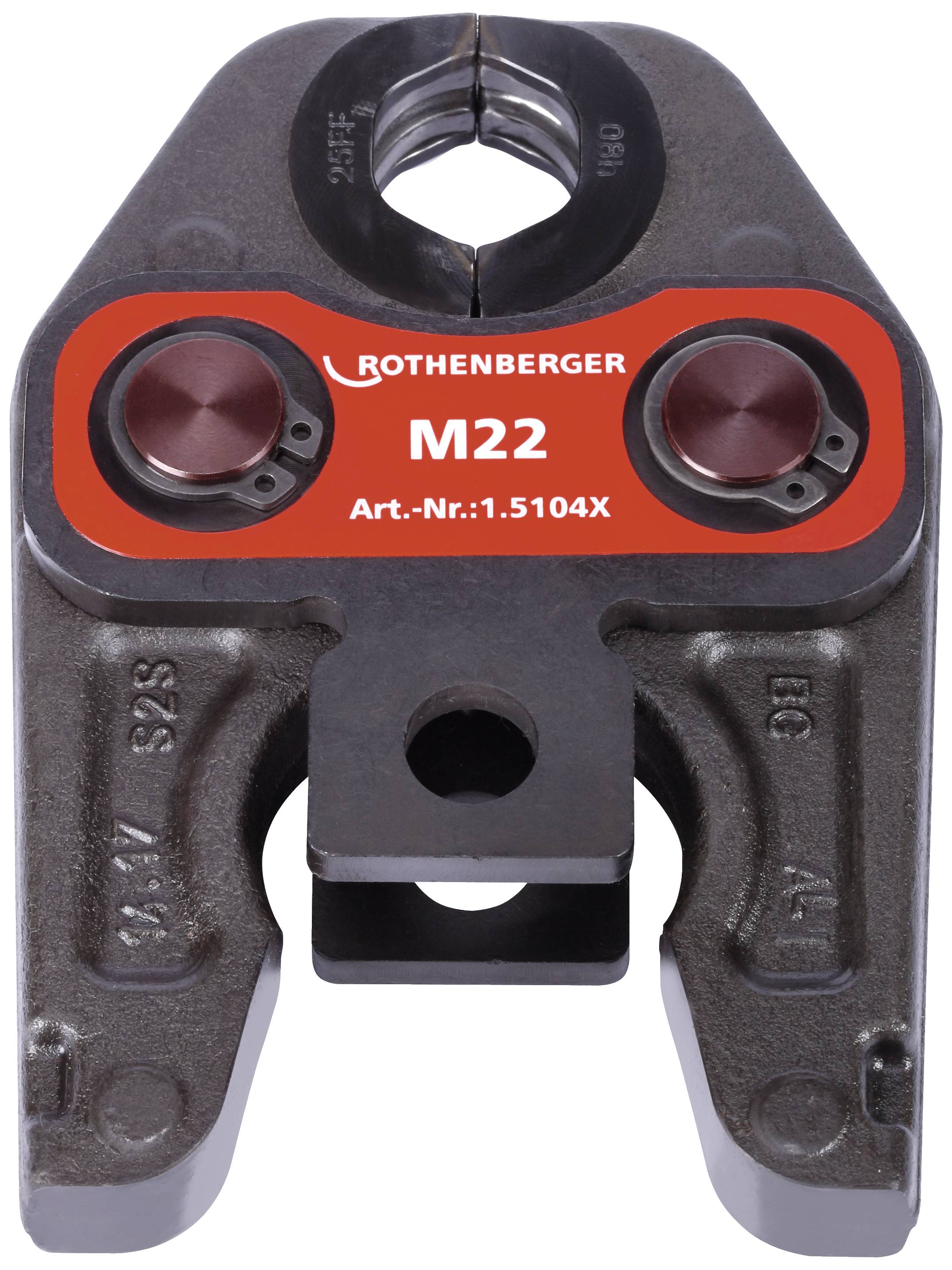 Klauke Pressbacke M22 by Rothenberger, Article Number 1.5104X, suitable for pipe connections.