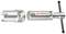 A silver tube deburring tool by Rothenberger, consisting of two metal parts with a handle, for pipe processing.