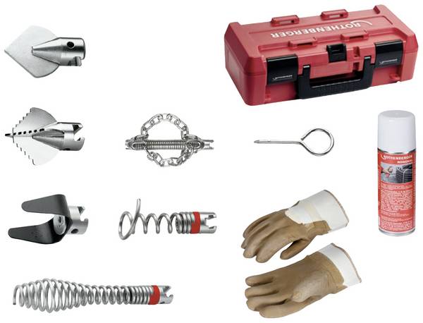 Rothenberger 72936 Tool set L for SP 16mm, 10-part Drain coil