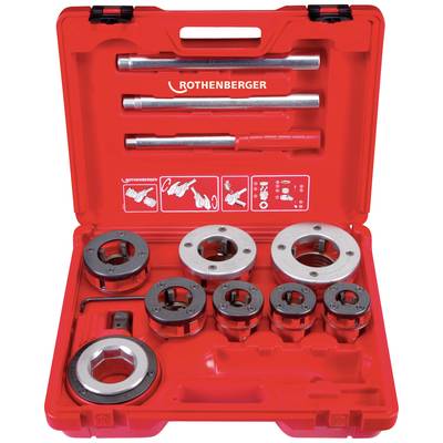 Rothenberger SUPER cut set BSPT R,1/2-2" i. Case 070892X
