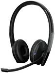 EPOS C20 Over-ear headphones Bluetooth® (1075101) Black Noise cancelling Headset