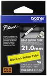 Brother HSE-631E black on yellow