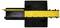 A cable bridge with a yellow cover element, rectangular in shape. Protects and organises cables on pavements or in work areas.