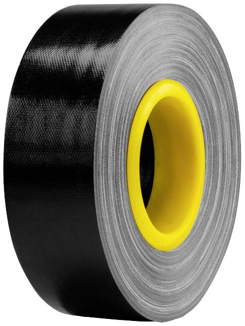 DEFENDER by Adam Hall EXA-TAPE B 50 ERGO-CORE DTEXAB50 Tape Black (glossy) (L x W) 50 m x 50 mm 1 pc(s)