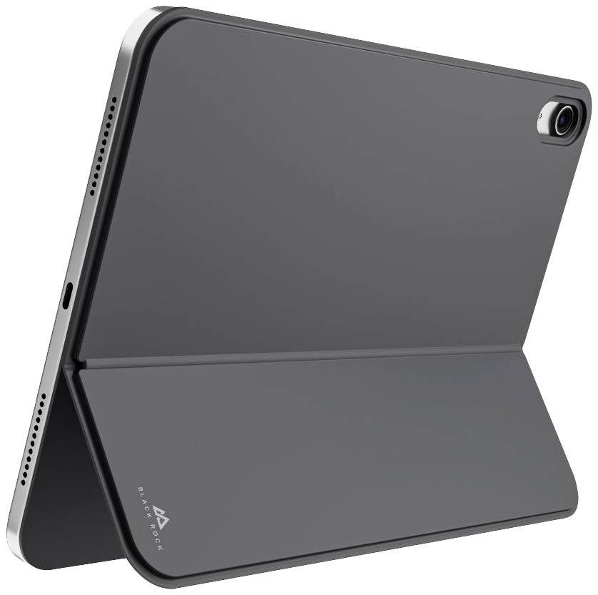 Black Rock Kickstand Backcover Compatible with Apple series iPad 10.2