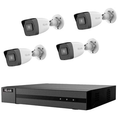 HiLook IK-4248BH-MH/P IK-4248BH-MH/P LAN IP-CCTV camera set 4-channel incl. 4 cameras 3840 x 2160 p  
