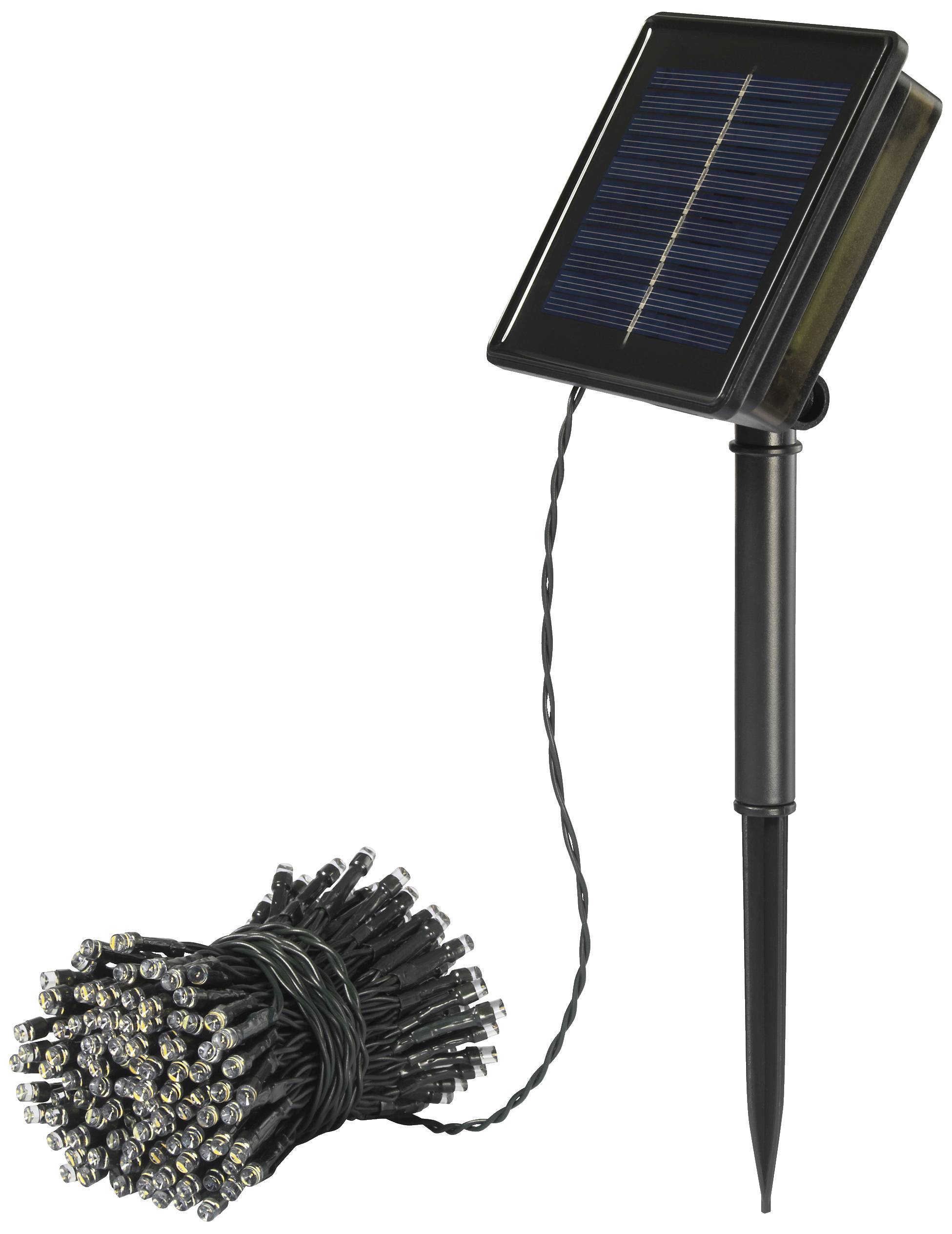 Sygonix SY-5596928 Solar fairy light LED (monochrome) Black, Green