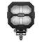 A square LED work light by Osram with four lenses and a robust housing, suitable for vehicles and work areas.