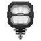Square LED work light from OSRAM with eight illuminating LEDs, suitable for work vehicles and machine lighting.