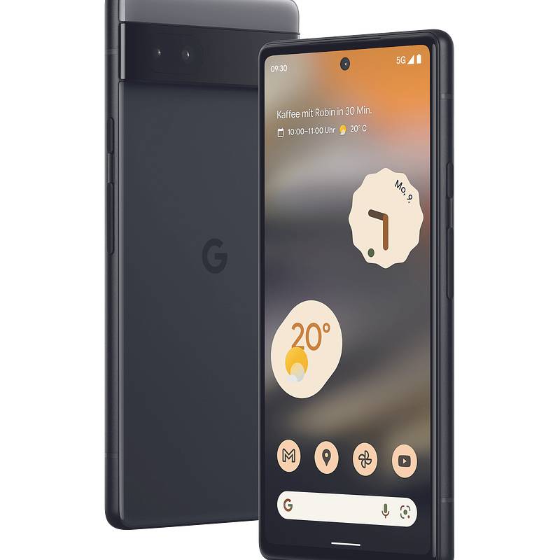 Google Pixel 6a 5G smartphone 128 GB 15.5 cm (6.1 inch) Charcoal Dual SIM