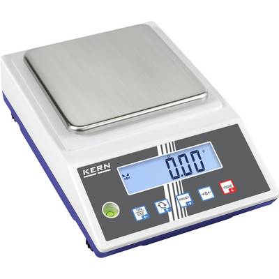 A digital scales with an illuminated display showing '0.00g'. At the bottom left are buttons for On/Off and Tare.