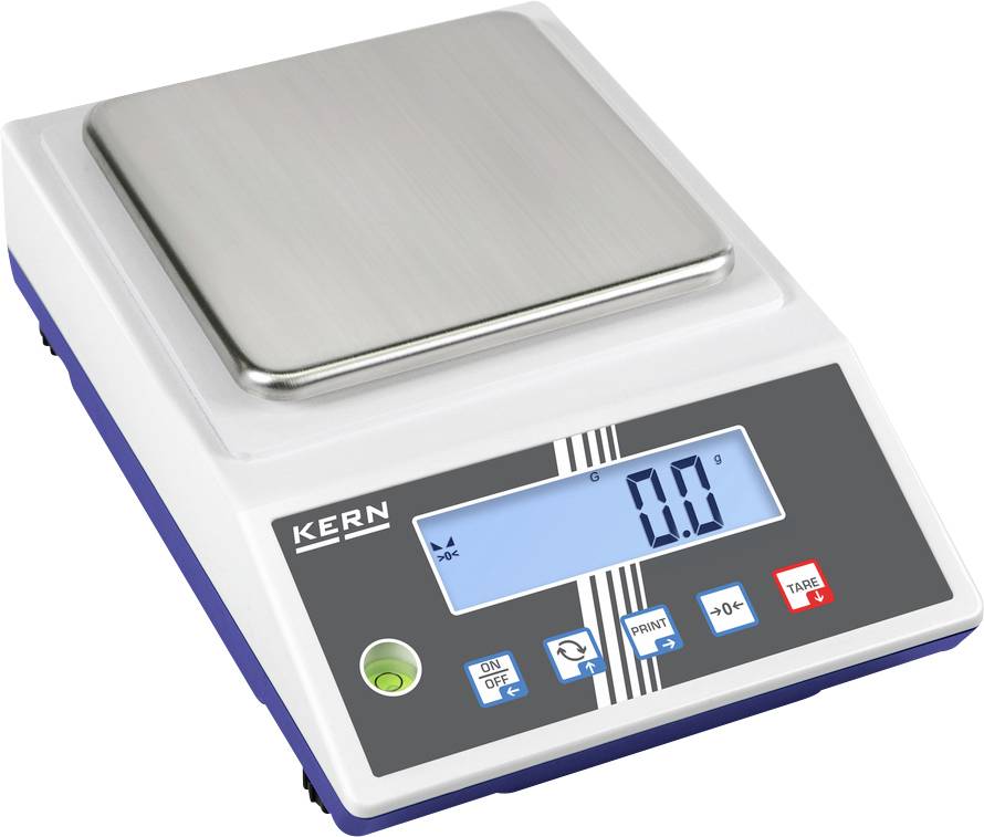 Kern PCB 2000-1 Precision scales Weight range 2 kg Readability 100 mg White, Black, Silver