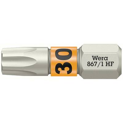 Wera screwdriver bit, model 867/1 HF, with size marking '30' in orange.