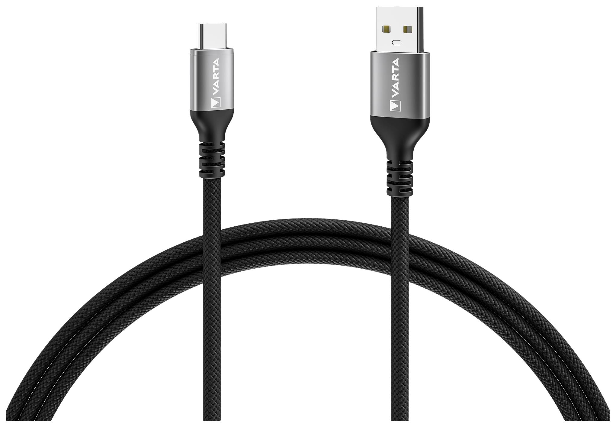Varta USB cable USB-A plug, USB-C® plug 2.00 m Multicolour 57935101111