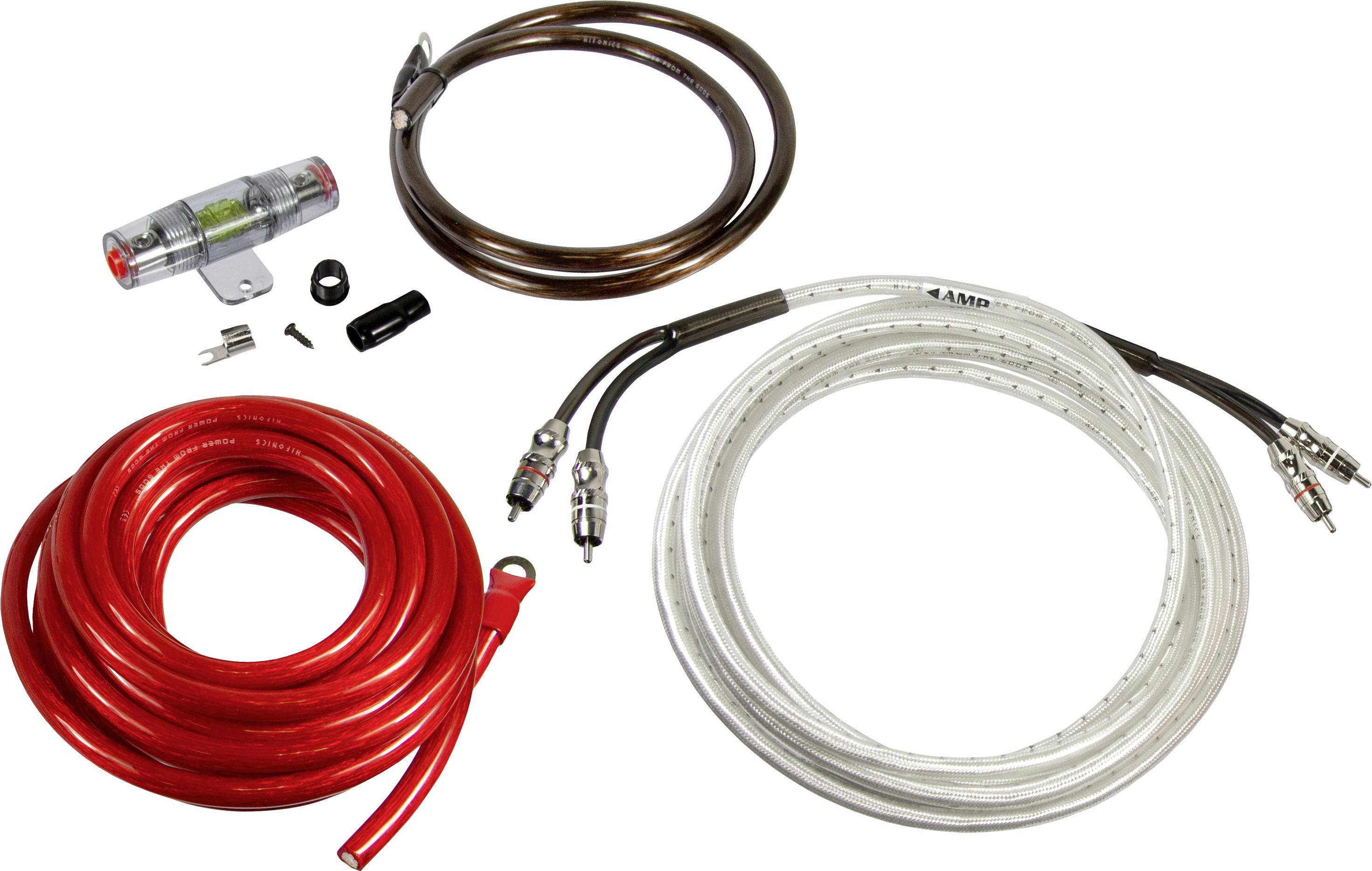 Hifonics Car stereo power cable set 25 mm², 25 mm², 0.5 mm²