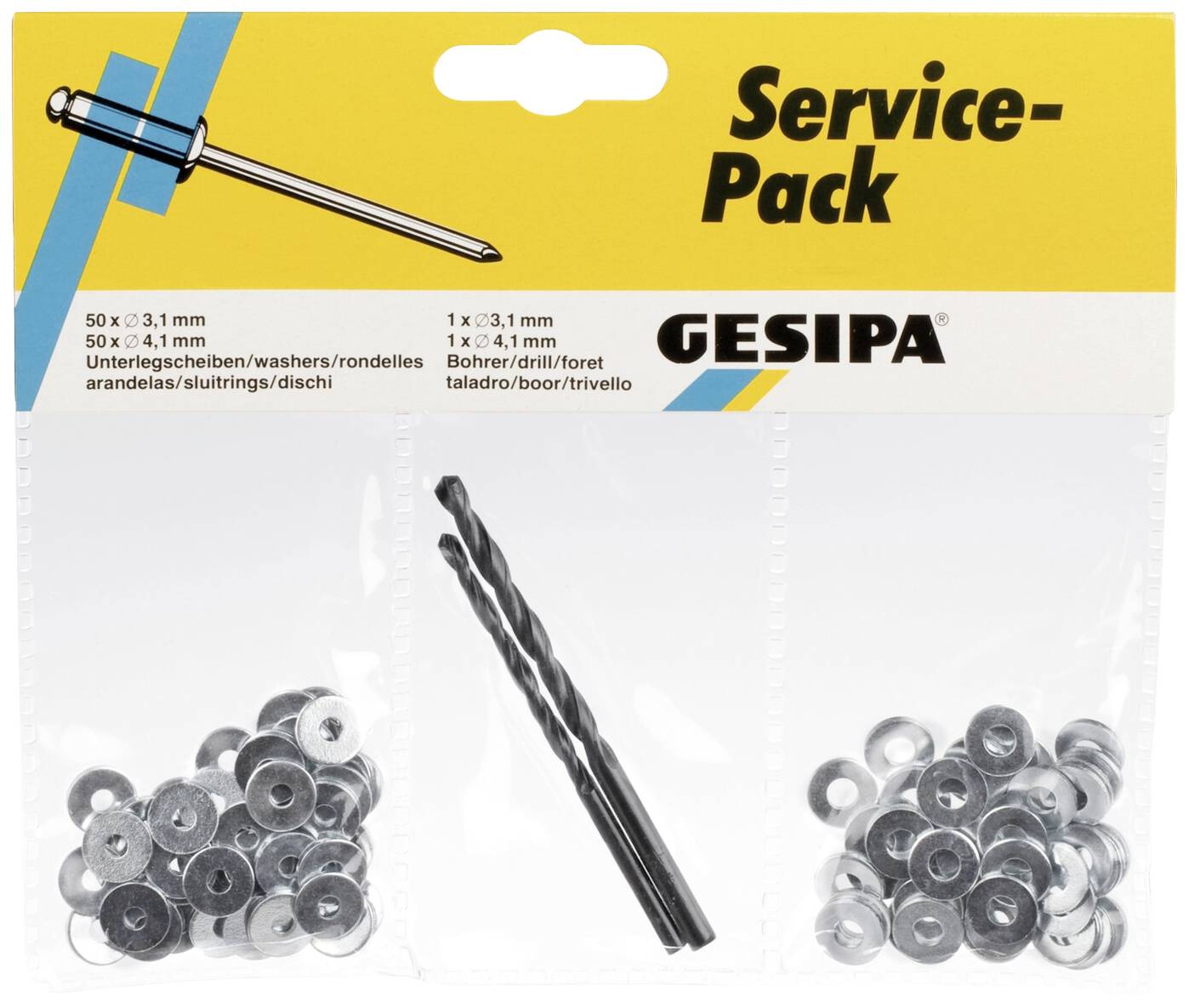 Gesipa 1433668 Blind rivet 102 Parts