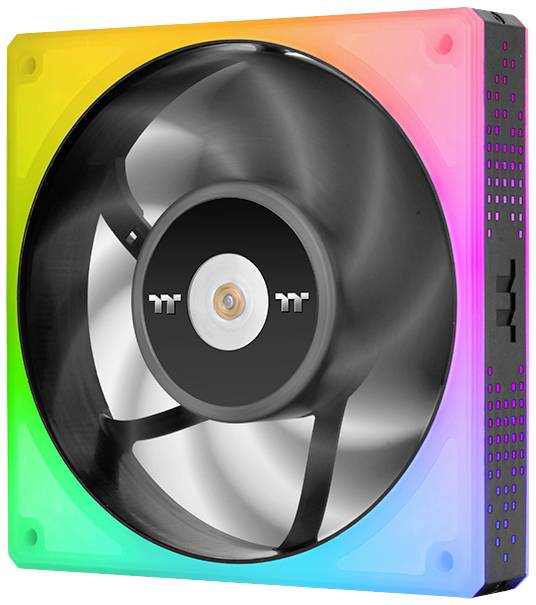 Thermaltake CL-F135-PL12SW-A PC fan Transparent, RGB (W x H x D) 120 x 120 x 25 mm incl. RGB lighting control