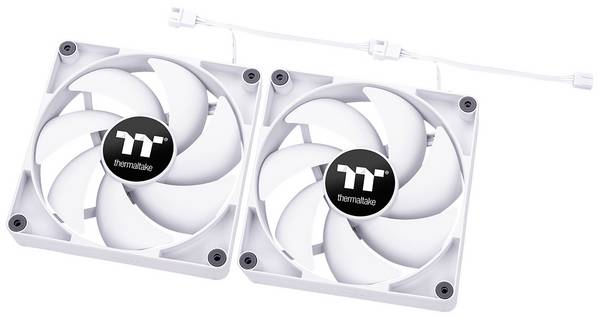 Thermaltake CL-F151-PL12WT-A PC fan White (W x H x D) 120 x 120 x 25 mm