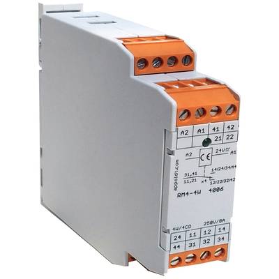 Appoldt RM4-4W 24/230V Crossbar switch Nominal voltage: 230 V AC Switching current (max.): 8 A 4 change-overs 1 pc(s)