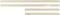 Five beige wooden slats of varying lengths and widths, arranged horizontally against a white background.
