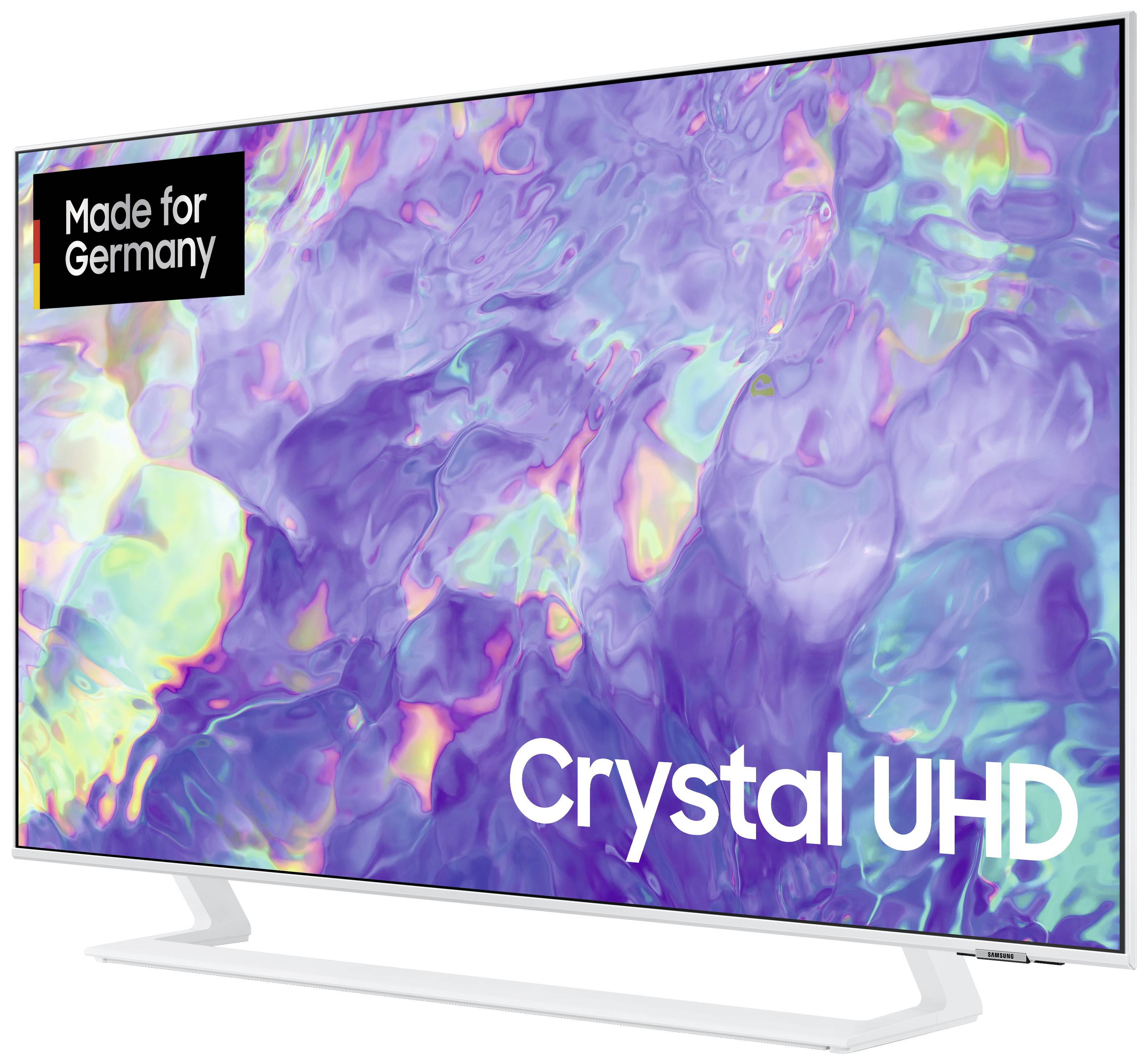 Samsung GU43CU8589UXZG LED TV 108 cm 43 inch EEC G (A - G) CI+, DVB-C, DVB-S2, DVB-T2 HD, UHD, Wi-Fi, Smart TV White-1
