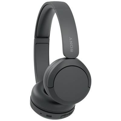 Black, wireless over-ear headphones with padded ear cups and headband. Brand name visible on the headband.